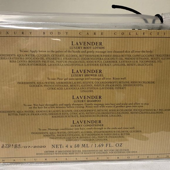 Naturally European Luxury Body Care Collection 4 x 1.69oz Lavender - Picture 3 of 3